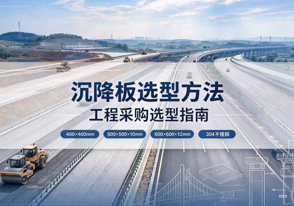 和林格尔沉降板选择方法
